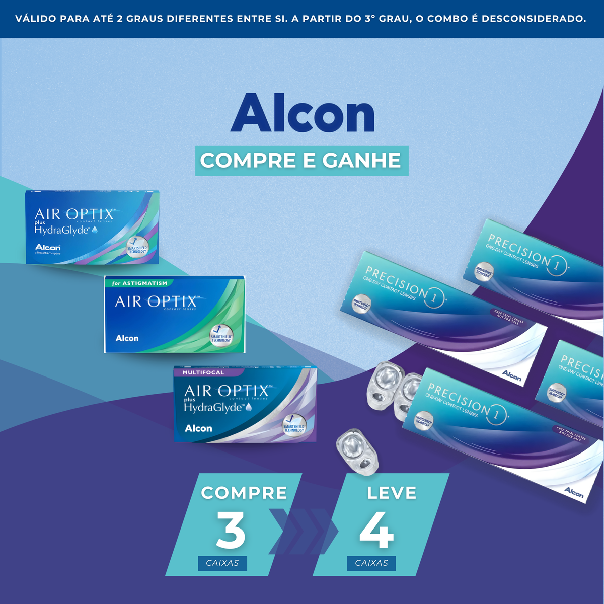 AIR OPTIX PLUS HYDRAGLYDE MULTIFOCAL - Imagem 2